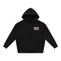Pink fire wheelz thread hoodie