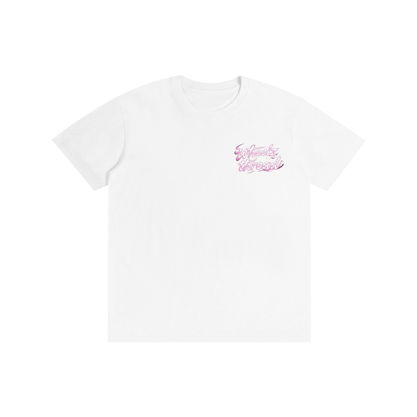 Pink fire wheelz thread t shirt