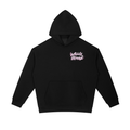 Pink fire style wheelz thread hoodie