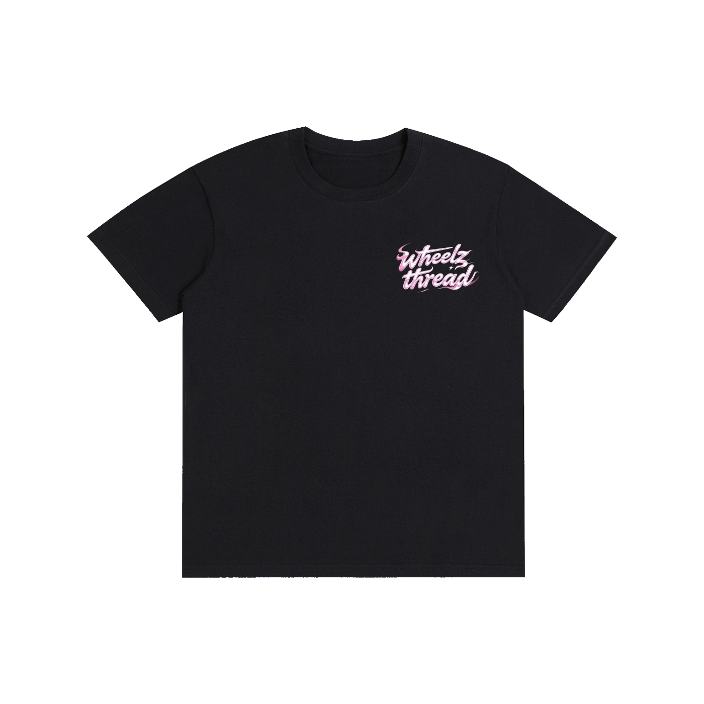 Pink fire wheelz thread t shirt