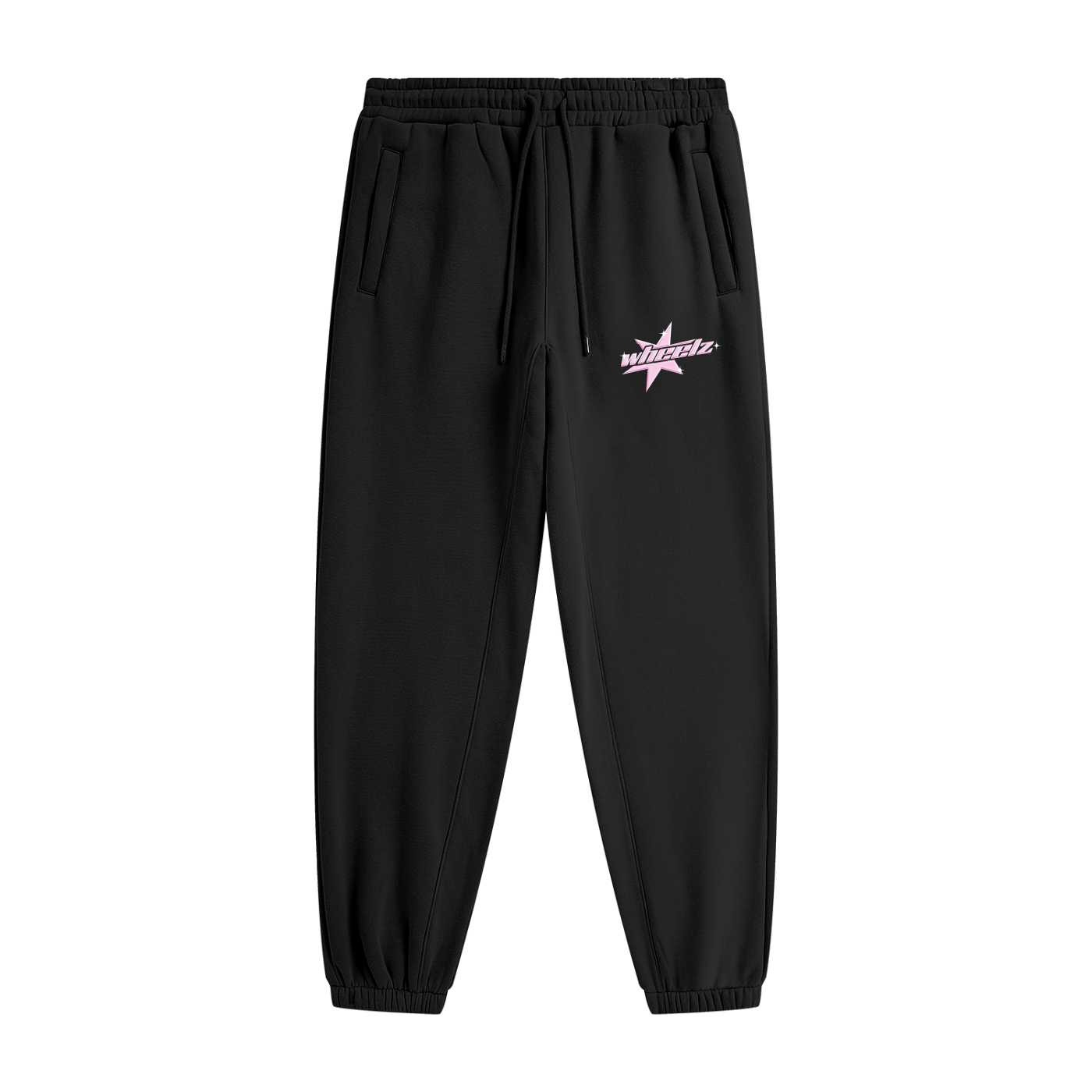 Pink star Wheelz thread track pants
